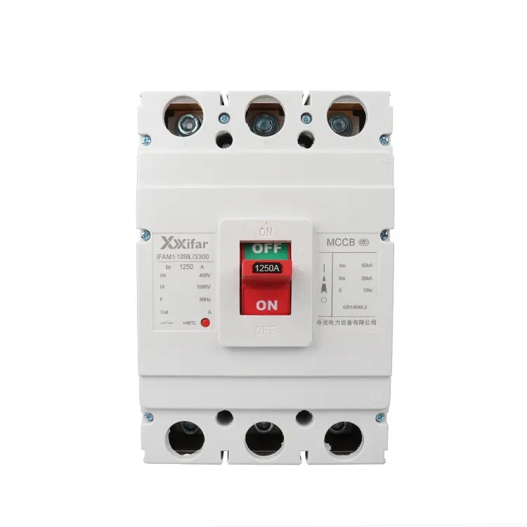 1250 Amp 3-pólový 600v mccb istič