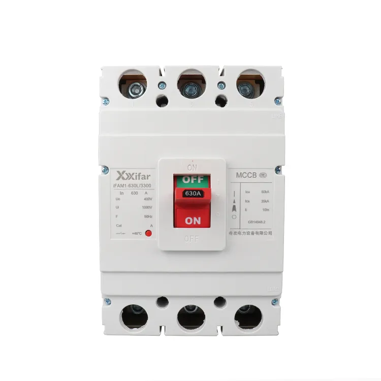 630a Tpn 4p Mccb s ochranou Rcd